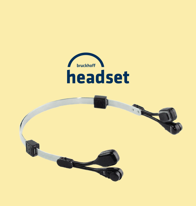 北京拉贝头夹式骨导助听器（耳机式）