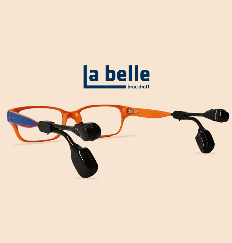 北京拉贝眼镜式骨导助听器